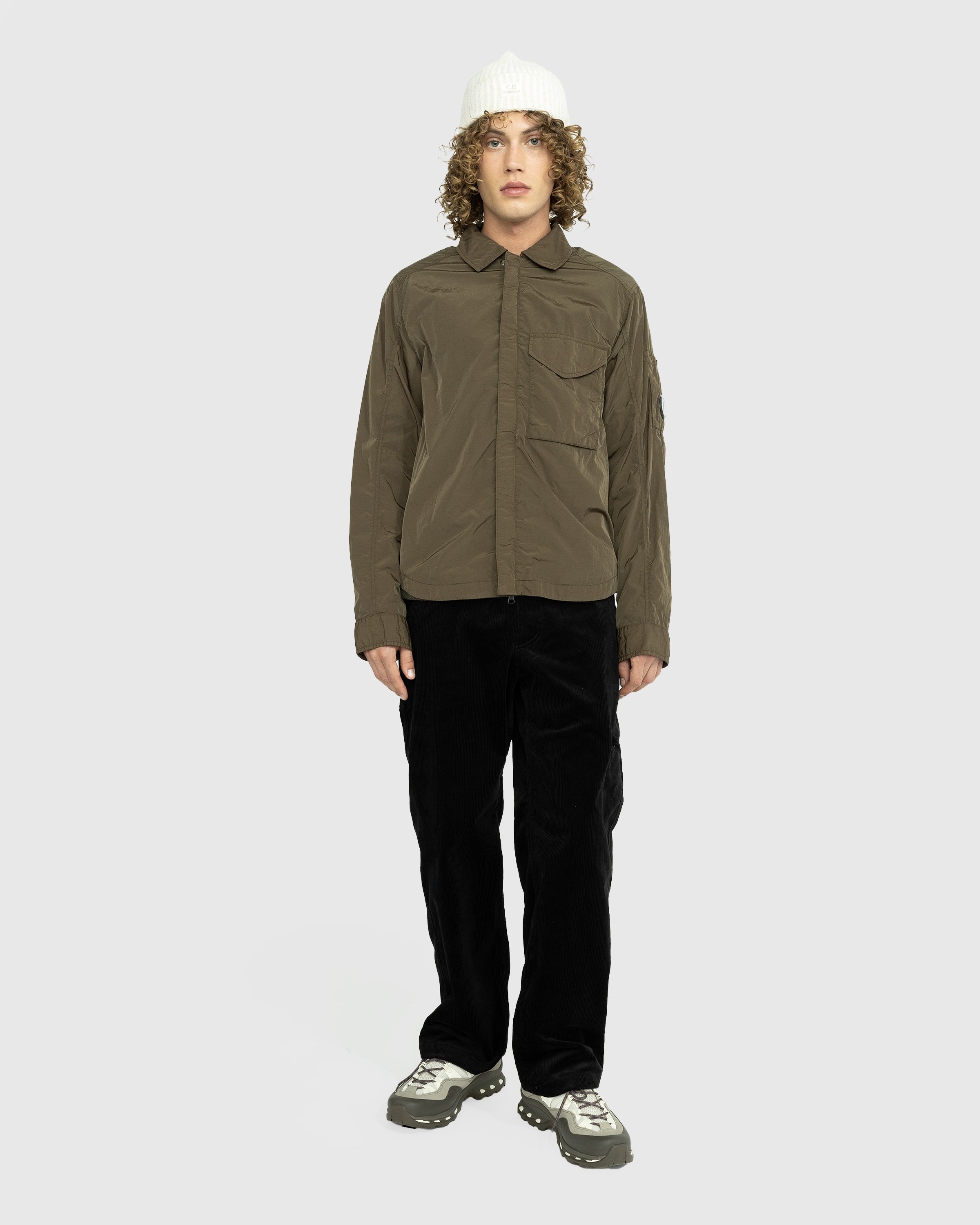 Cp company olive clearance overshirt